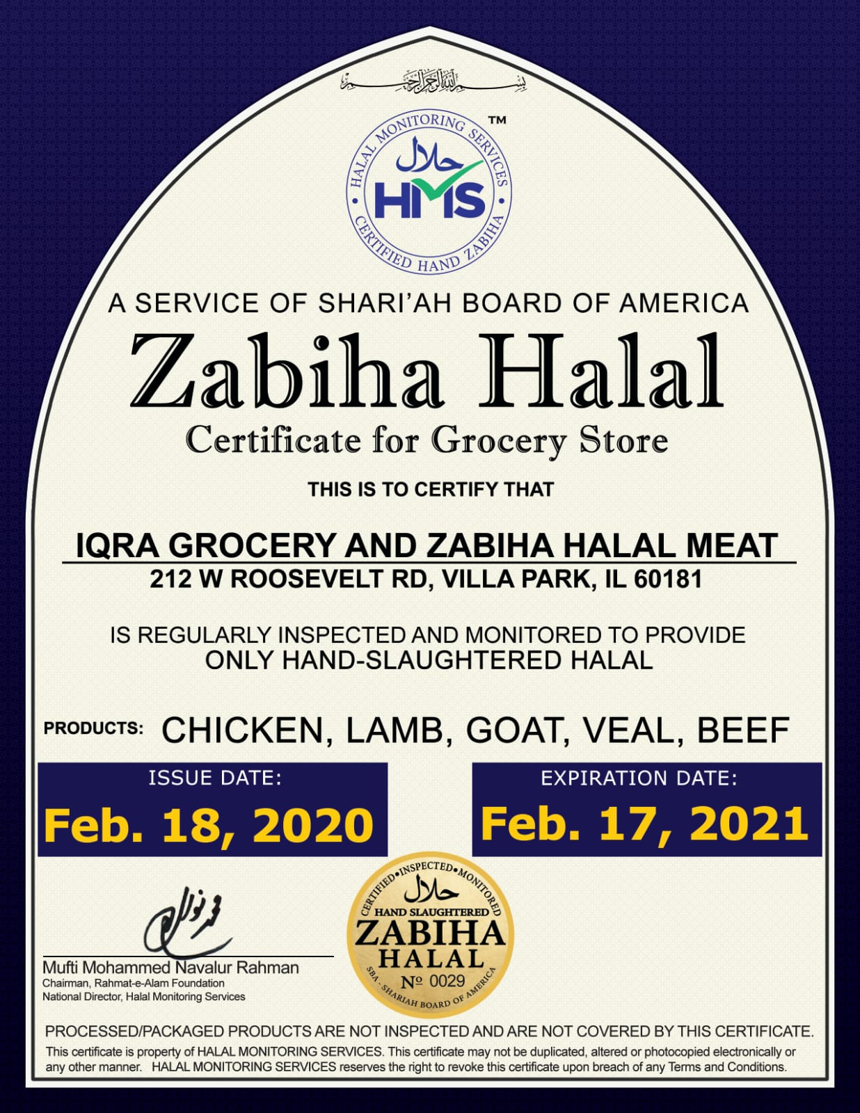 Zabiha-halal-food-certificate